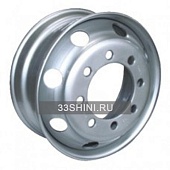 LandStar Steel 6x17.5 6x222.25 ET 135 Dia 164 (silver)